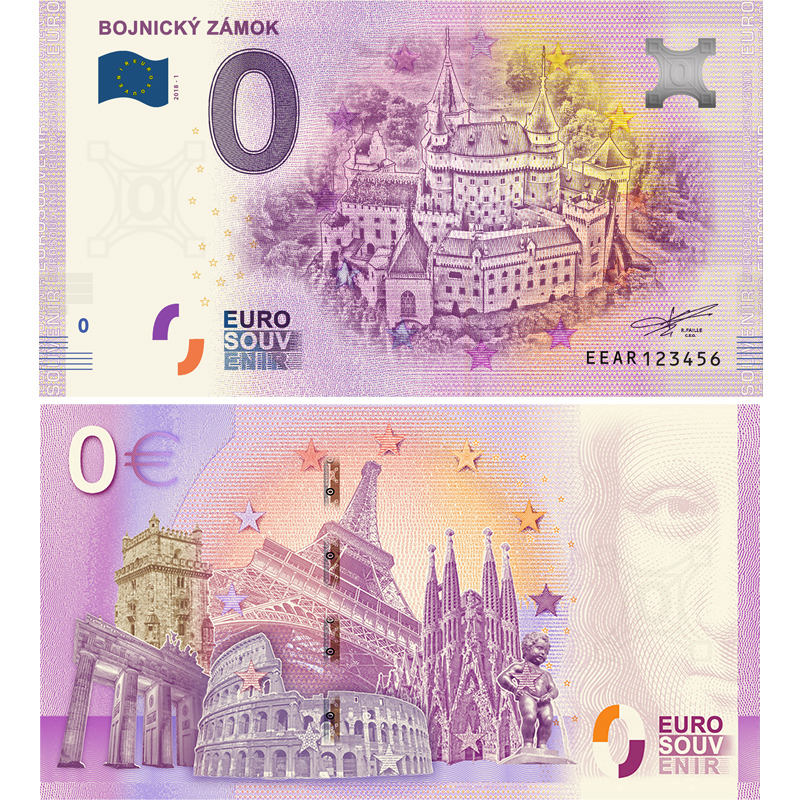 0-euro-souvenir-Zamok-BOJNICE